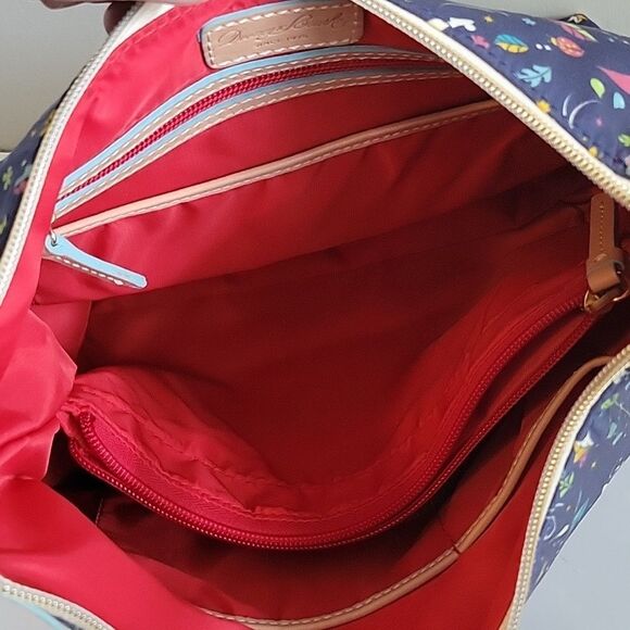 Dooney & Bourke Navy Blue Hobo Bag with Fairy Print - Picture 10 of 16